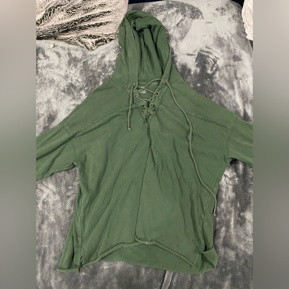 Green cross strong hoodie